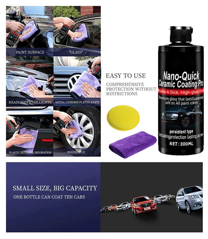 đ„ Last Day 50% OFFâHydrophobic Nano Ceramic Coating agent