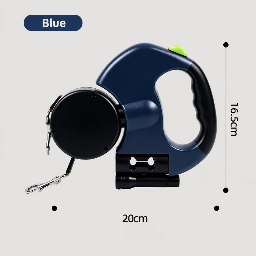 Mskdyp™ — Double retractable leash for 2 dogs
