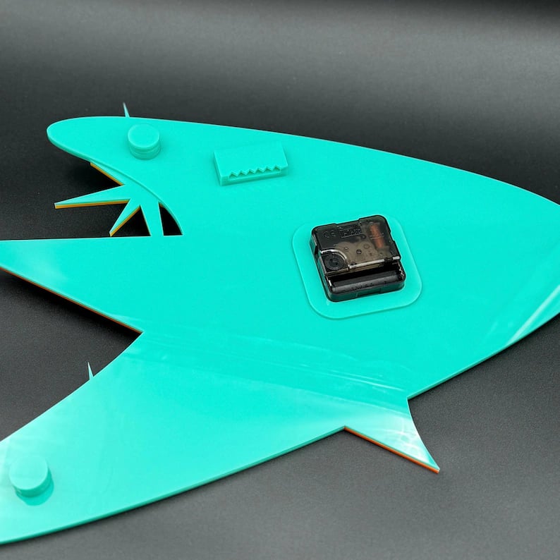 ๐ฐ๏ธโจ Mid Century Modern Atomic Boomerang Wall Clock | Retro 1950s Starburst Design