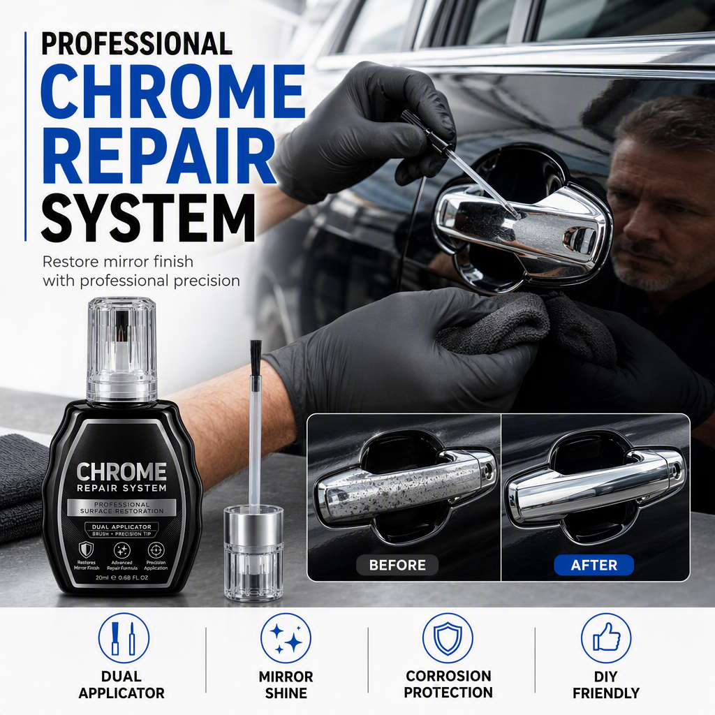 🔥 LAST DAY: Buy 2, Get 1 FREE – Professional Chrome Repair Pen