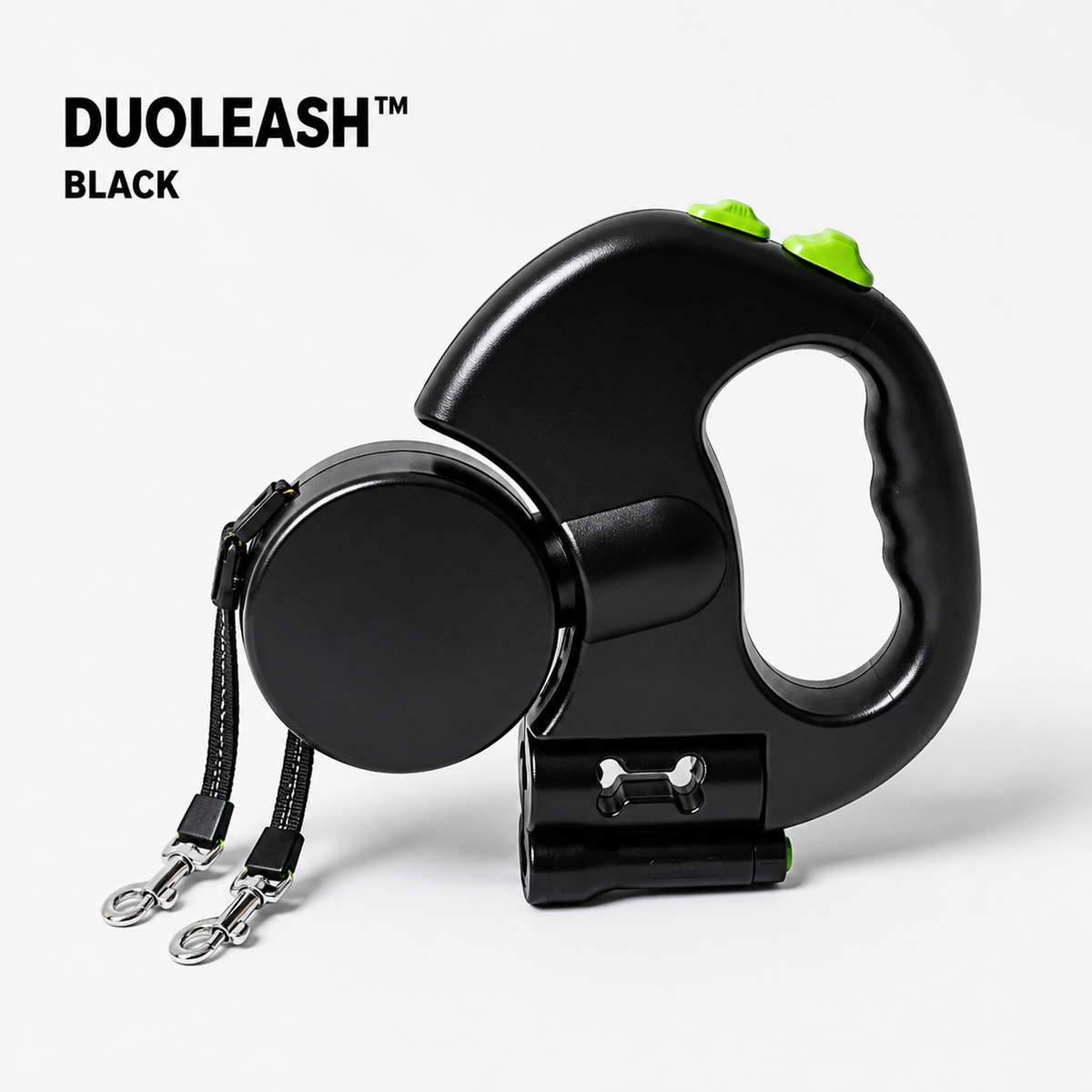 Mskdyp™ — Double retractable leash for 2 dogs