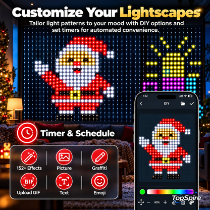 🔥 LAST DAY: 50% OFF —TopSpire®Smart Animated Christmas Lights