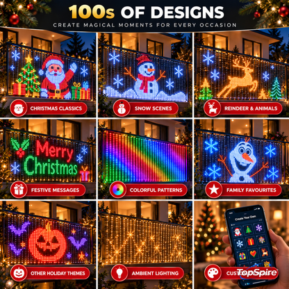 🔥 LAST DAY: 50% OFF —TopSpire®Smart Animated Christmas Lights