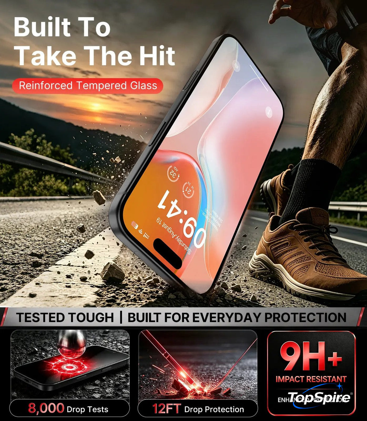🔥Last Day 50% OFF -TopSpire® 2-Pack Screen Protector for iPhone