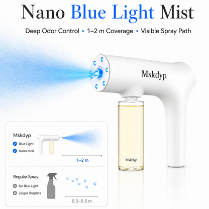 🌿Smart Blue Light Odor Eliminator – Bio-Enzyme Power for Pet Odors, Urine Stains & Fresh Indoor Air