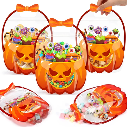 🔥 Last Day 50% OFF – 🎃Cute & Spooky Resealable Candy Treat Bags-30PCS