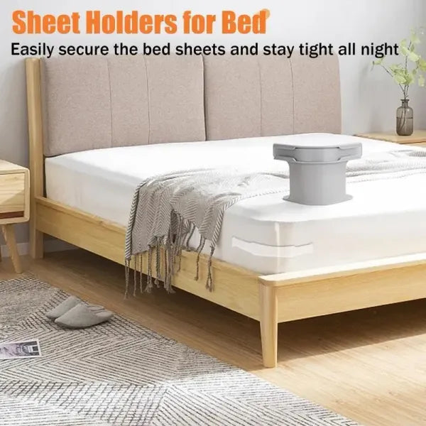 🔥 Last Day 50% OFF –🌟🛌4-Pack Heavy Duty Bed Sheet Clips