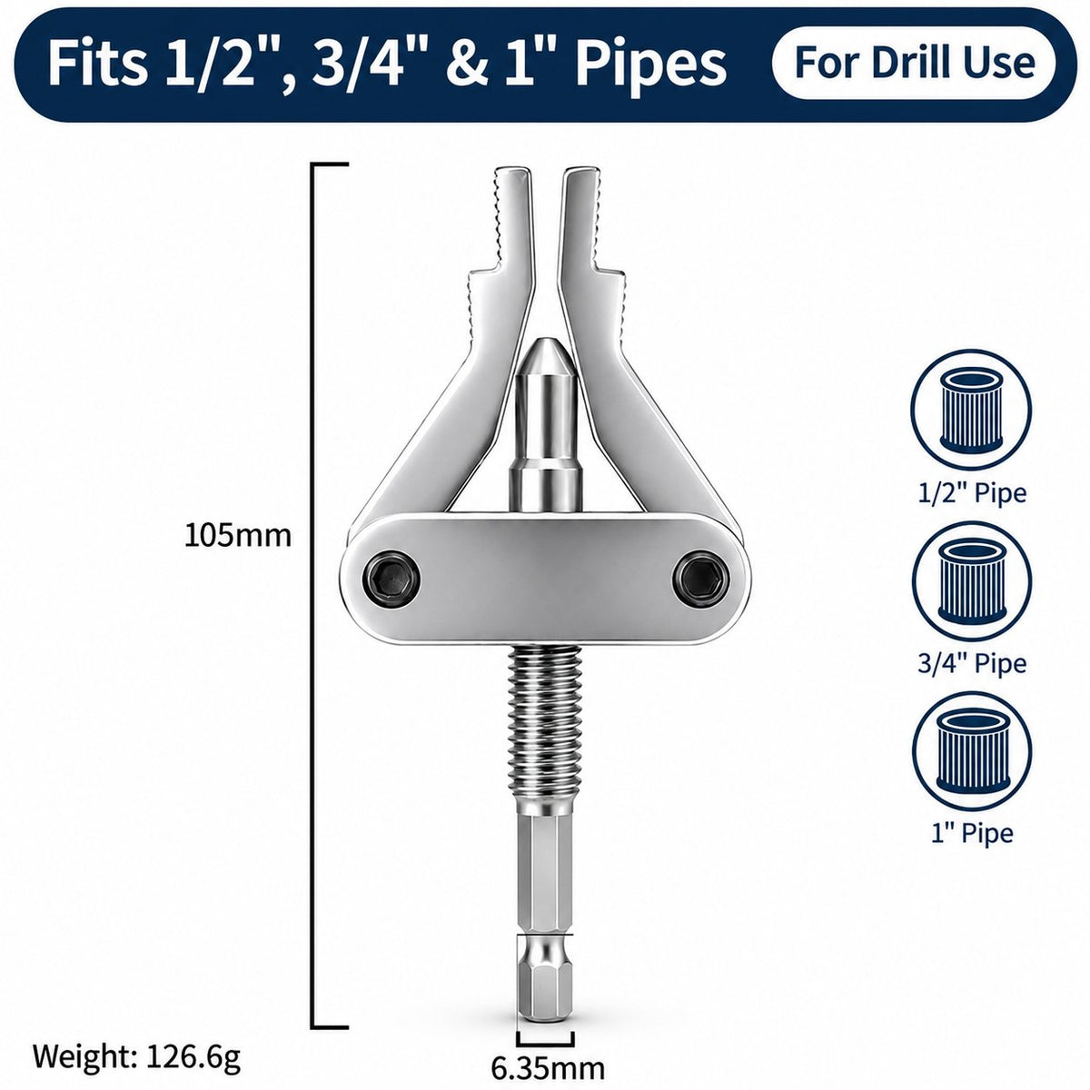 🔥 Last Day 50% OFF – 🛠️ Drill-Powered Broken Pipe Extractor