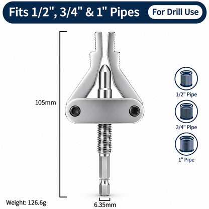 🔥 Last Day 50% OFF – 🛠️ Drill-Powered Broken Pipe Extractor
