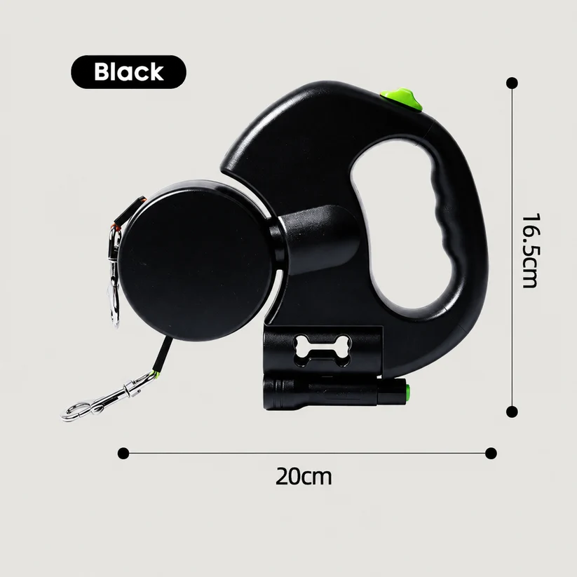 Mskdyp™ — Double retractable leash for 2 dogs