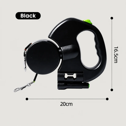 Mskdyp™ — Double retractable leash for 2 dogs
