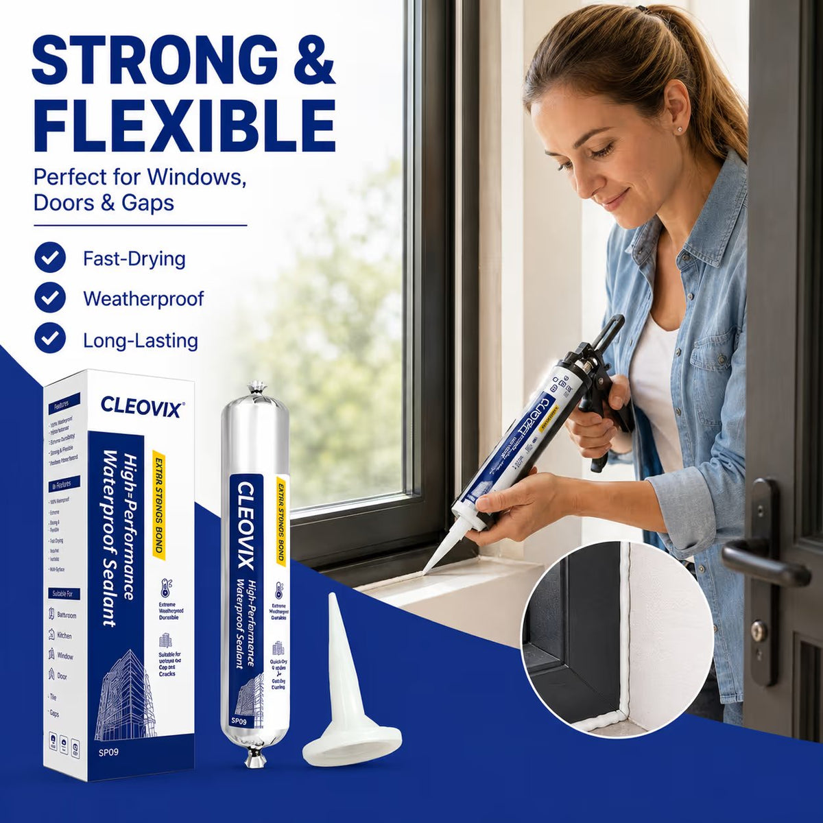 💧 Waterproof Crack & Leak Repair Paste – Multi-Surface DIY Sealant 🔧