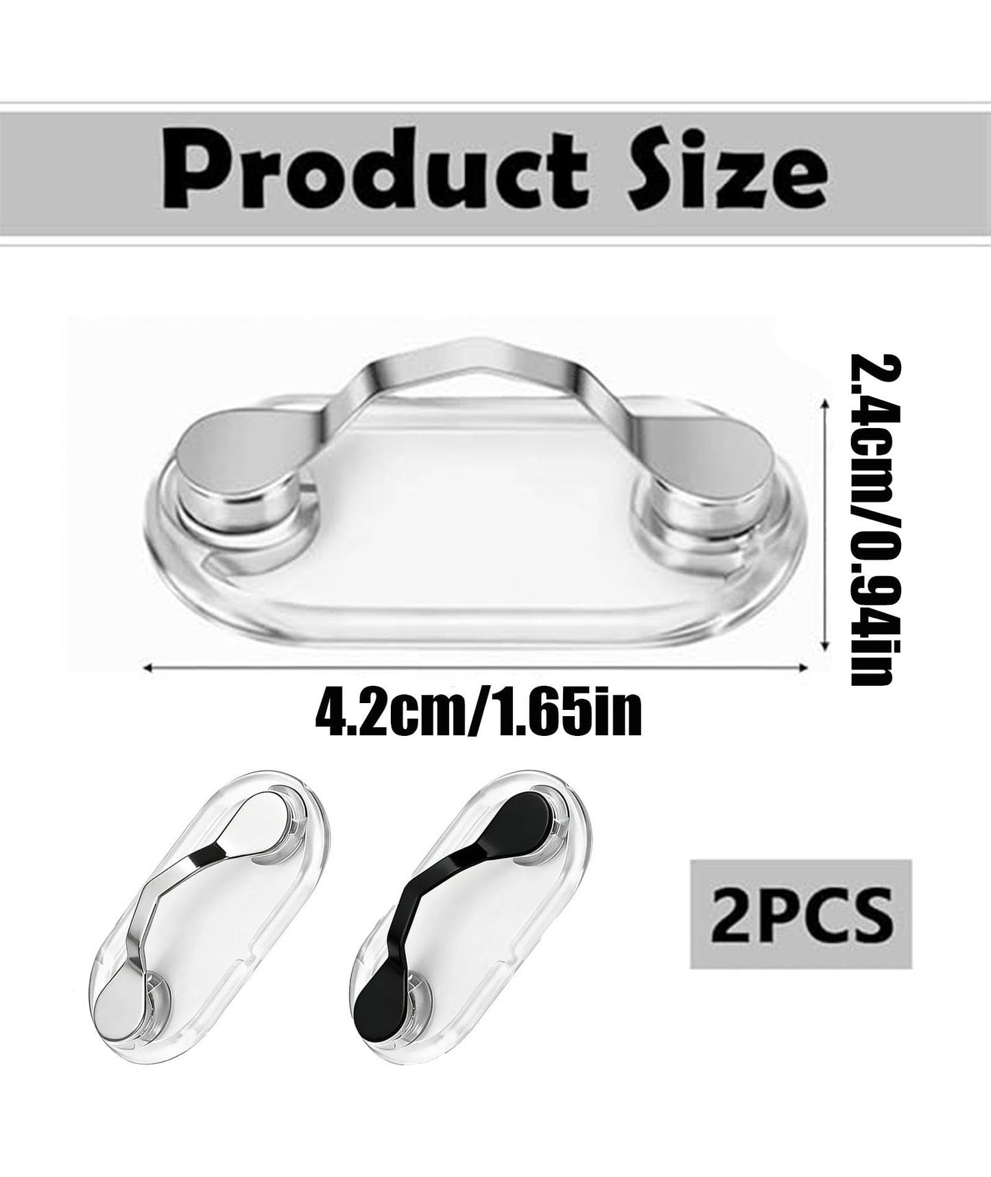🔥Last Day 50% OFF -👓4-in-1 StrongMagnetic Holder(Pack of 2pcs )