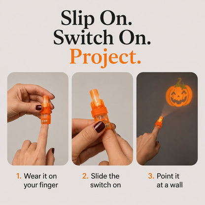 🔥 Last Day 50% OFF – 🎃 Halloween Finger Projector Lights – 40PCS