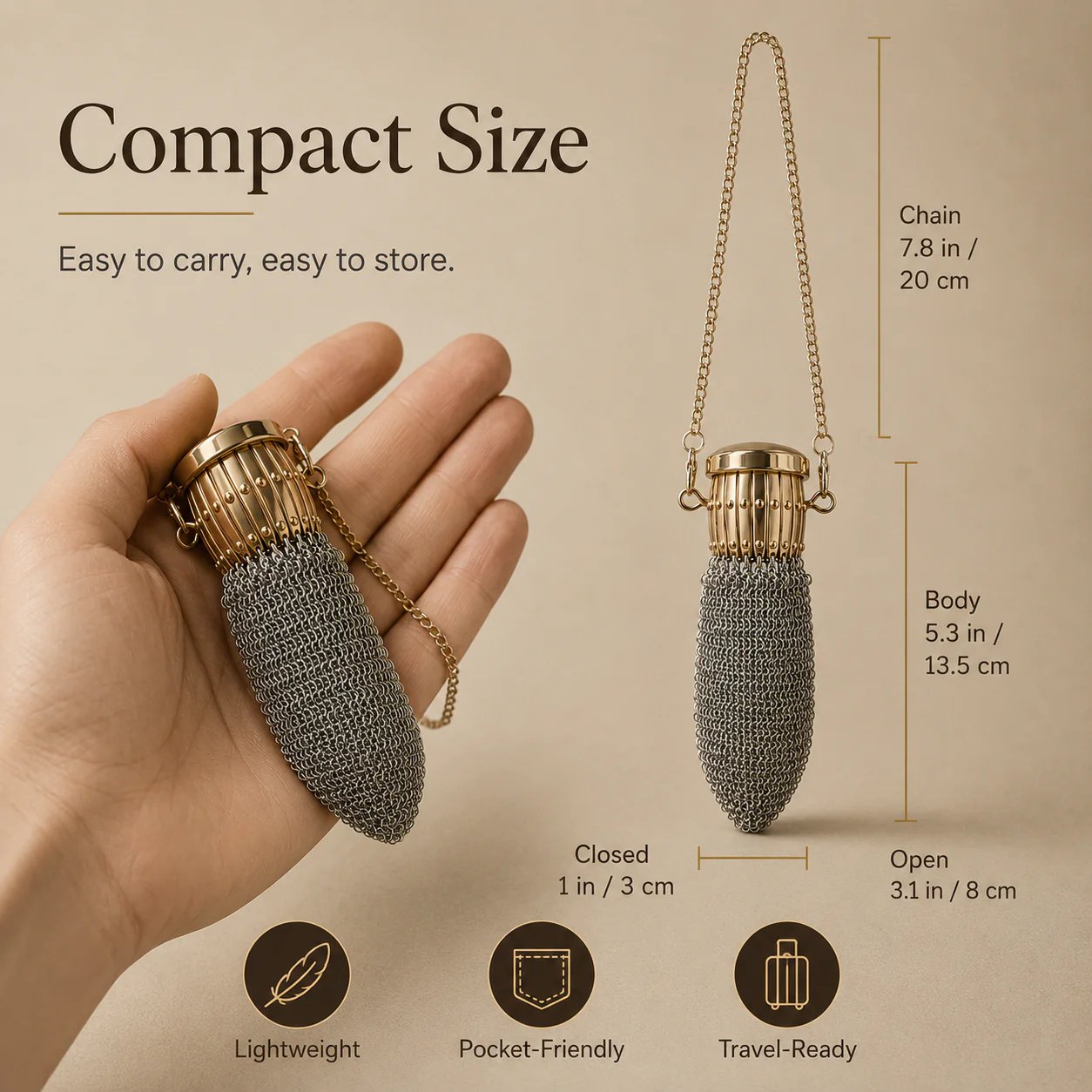 🔥Last Day 49% OFF -Vintage-Inspired Metal Mesh Coin Purse