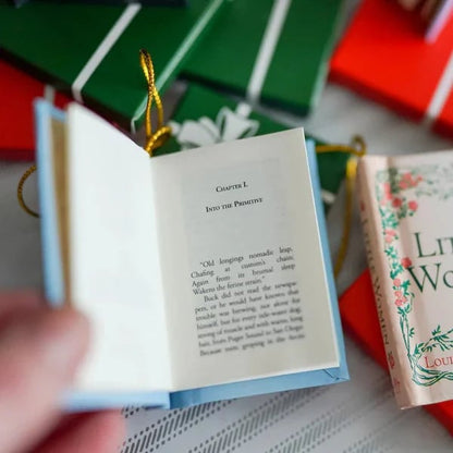🎁Last Day 50% Off 🎁Mini Book Ornament Advent