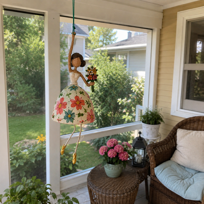 🔥 Last Day 50% OFF –🌈Whimsical Dancing Lady Hanging Ornament