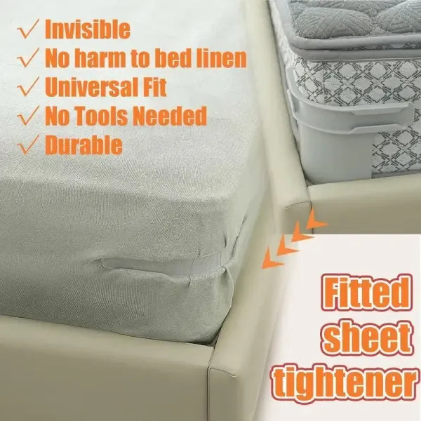 🔥 Last Day 50% OFF –🌟🛌4-Pack Heavy Duty Bed Sheet Clips