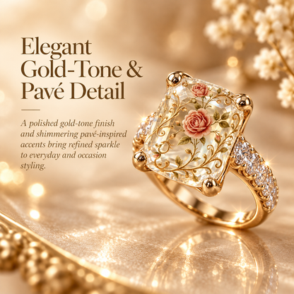 🔥 Last Day 50% OFF – 💍Vintage Rose Floral Ring