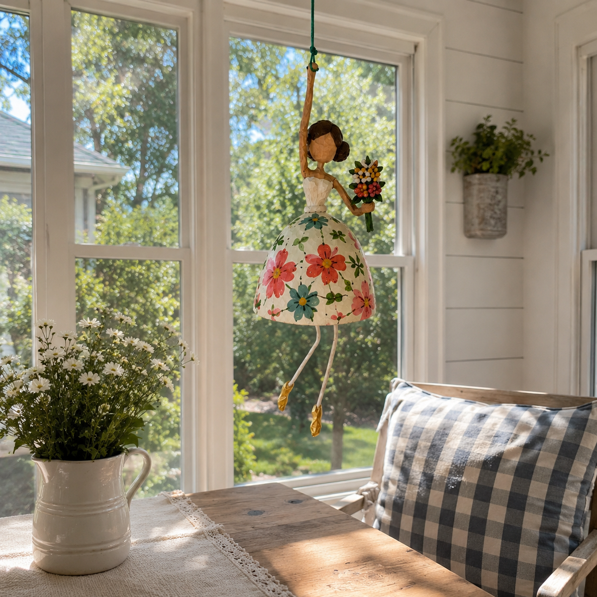 🔥 Last Day 50% OFF –🌈Whimsical Dancing Lady Hanging Ornament