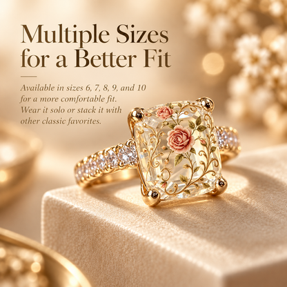 🔥 Last Day 50% OFF – 💍Vintage Rose Floral Ring