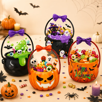 🔥 Last Day 50% OFF – 🎃Cute & Spooky Resealable Candy Treat Bags-30PCS