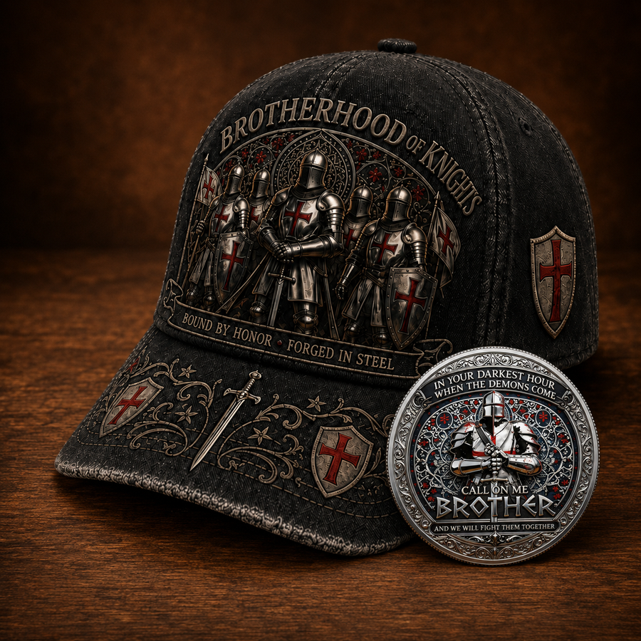 ⚔️ Brotherhood Of Knights Honor Cap 🎁 Free Honor Coin With Every Cap Purchase