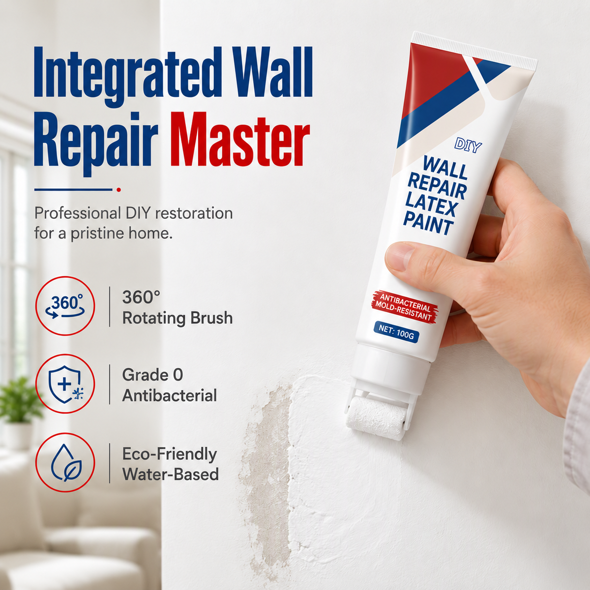 🔥 Last Day 50% OFF + Buy 2 Get 1 FREE — Wall Repair Roller