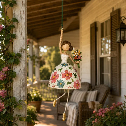 🔥 Last Day 50% OFF –🌈Whimsical Dancing Lady Hanging Ornament
