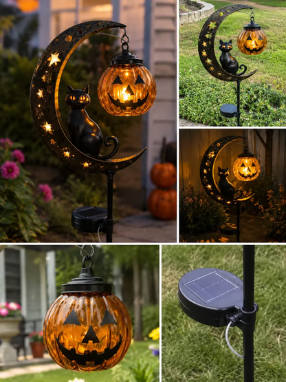 🎃Halloween Early Bird Special Sale 49% OFF-Pumpkin Moon Garden Stake Light - A - 🎃Pumpkin on Top / BUY 1