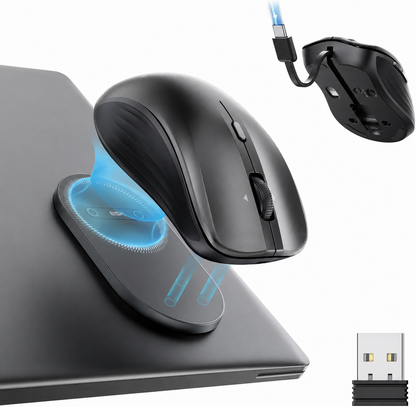 🔥 Last Day 49% OFF -🖱️ Snap-to-Carry Dual-Mode Wireless Mouse