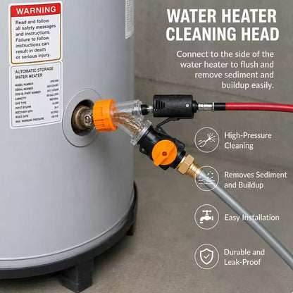 🔥Last Day 50% OFF -💧 Chemical-Free Water Heater Cleaning Kit – Flush Sediment & Restore Hot Water Flow 🔧