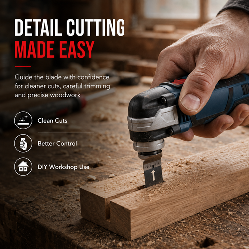 🔧12V Cordless Precision Cutter – Clean Detail, Plunge & Flush Cuts Made Easy