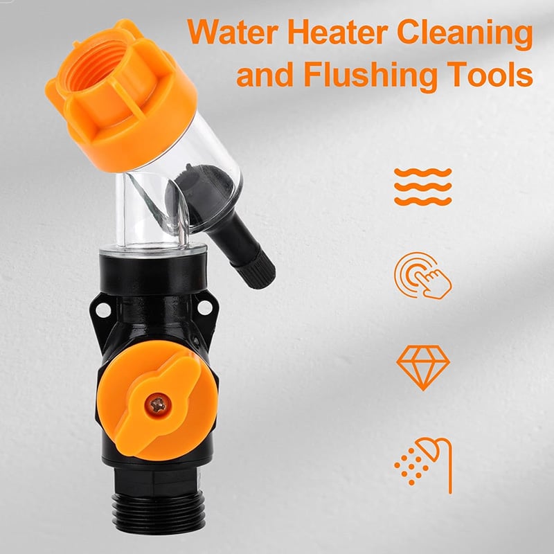 🔥Last Day 50% OFF -💧 Chemical-Free Water Heater Cleaning Kit – Flush Sediment & Restore Hot Water Flow 🔧