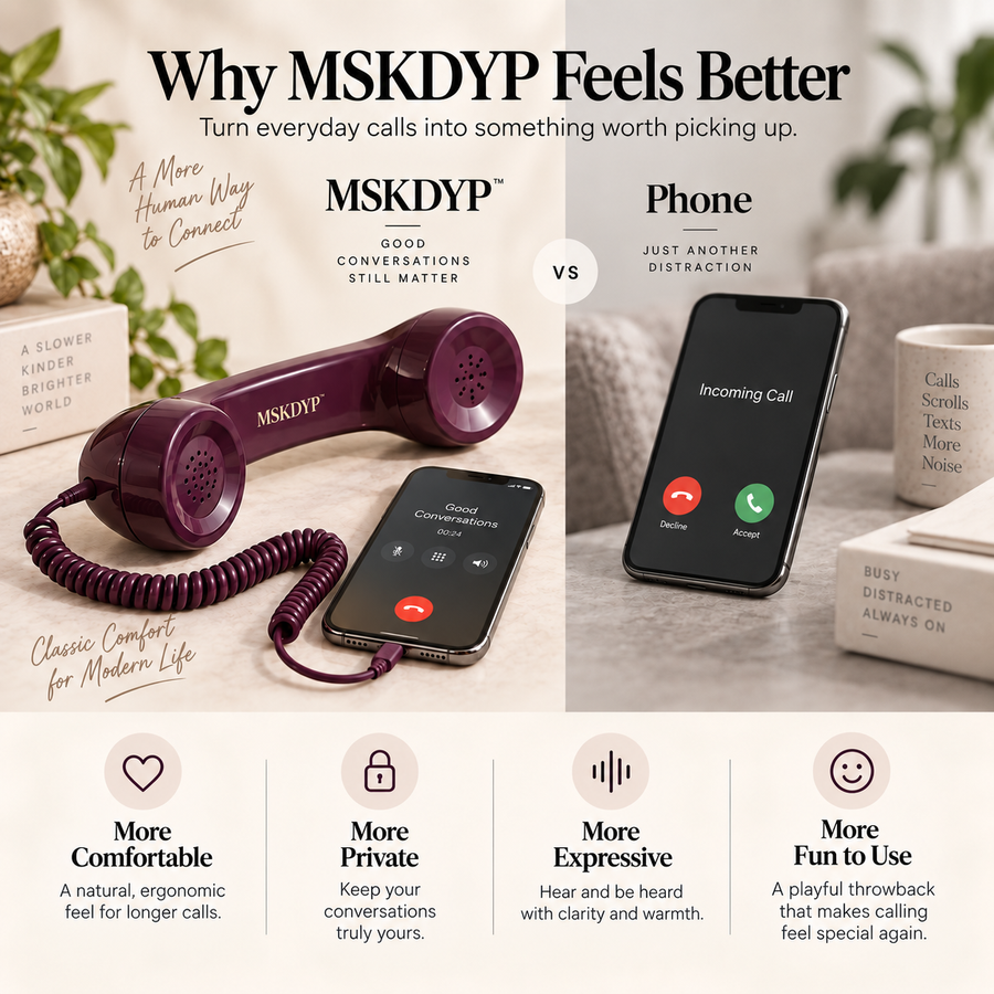 🔥 Last Day 50% OFF – MSKDYP™ Retro Corded Handset for Smartphones