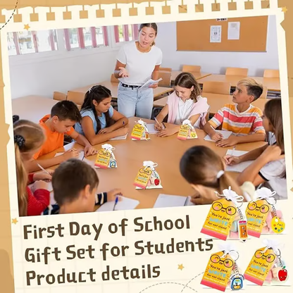 🔥Last Day 49% OFF - 🍎Back to School Keychain Gift Bags Sets🎁