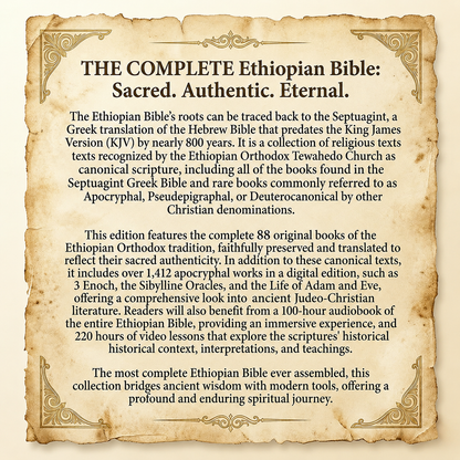 The Most Complete Ethiopian Bible