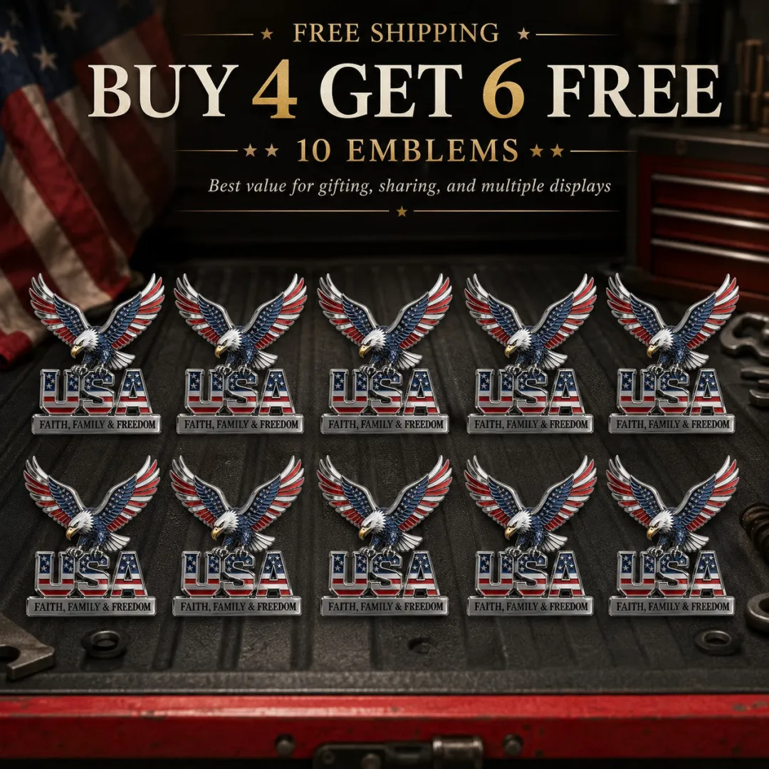 ★USA Faith, Family &amp; Freedom★ Metal Car Emblem