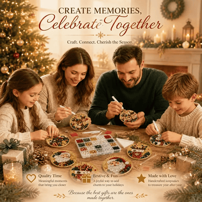 🔥Only $17.99 Last Day Promotion!🎄Christmas DIY Diamond Painting Ornaments Kit (6 PCS)🎅