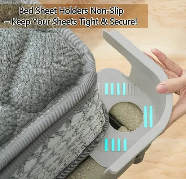 🔥 Last Day 50% OFF –🌟🛌4-Pack Heavy Duty Bed Sheet Clips