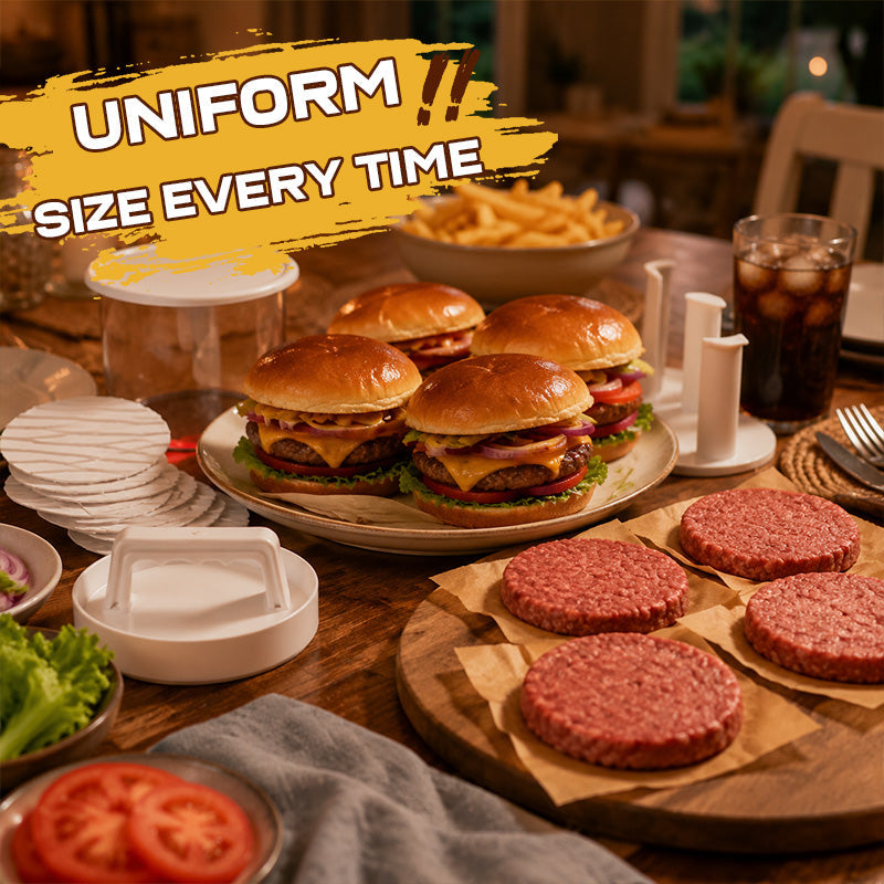 🔥Hot Sales 49% OFF-🍔 Burger Patty Maker for Easy Homemade Burgers