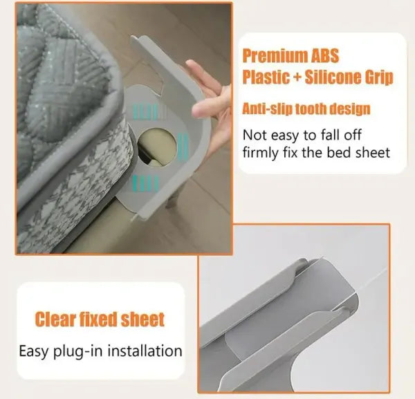 🔥 Last Day 50% OFF –🌟🛌4-Pack Heavy Duty Bed Sheet Clips