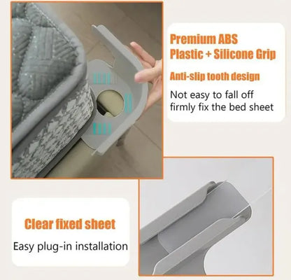 🔥 Last Day 50% OFF –🌟🛌4-Pack Heavy Duty Bed Sheet Clips