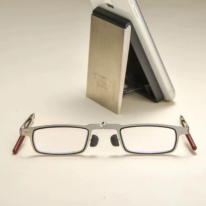 🔥 Last Day 50% OFF –✨ Weightless Folding Readers in a Sleek Metal Vault | Read Anywhere 📖