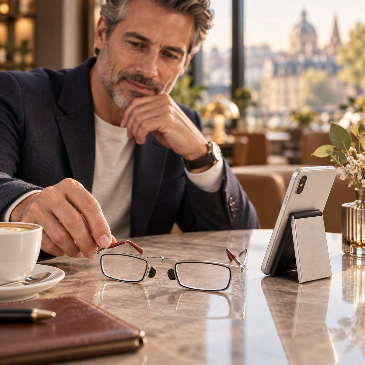 🔥 Last Day 50% OFF –✨ Weightless Folding Readers in a Sleek Metal Vault | Read Anywhere 📖