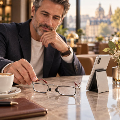 🔥 Last Day 50% OFF –✨ Weightless Folding Readers in a Sleek Metal Vault | Read Anywhere 📖