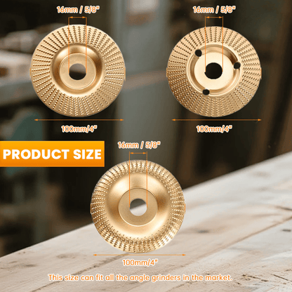 🔥 Last Day 50% OFF–3PCS Wood Carving Disc Set