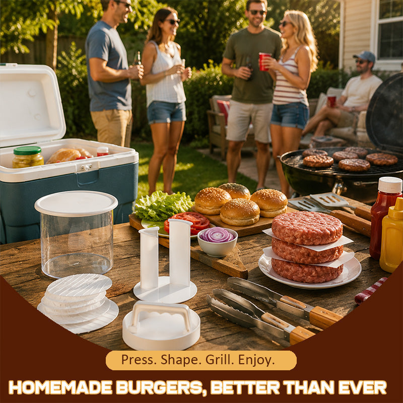 🔥Hot Sales 49% OFF-🍔 Burger Patty Maker for Easy Homemade Burgers