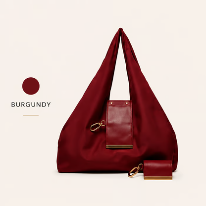 🔥 Last Day 50% OFF – 👜 2-in-1 Charm-to-Tote Transformable Bag