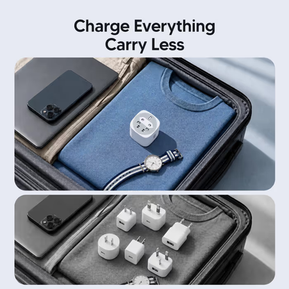 🔥 Last Day 50% OFF –360° Rotating 4-in-1 Universal Travel Charger | 70W GaN